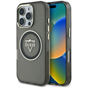 Guess IML Metal Mountain Logo MagSafe Apple iPhone 16 Pro Max black