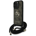 Guess 4G Big Logo Cord Stap Crossbody Apple iPhone 16 Pro brown