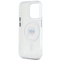 Karl Lagerfeld IML Metal Karl Head MagSafe Apple iPhone 15 Pro white