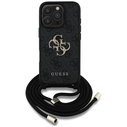 Guess 4G Big Logo Cord Stap Crossbody Apple iPhone 16 Pro black