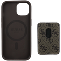 Guess 4G Stripes MagSafe Wallet Apple iPhone 15 brown