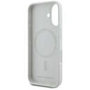 Karl Lagerfeld Silicone Double Heads And Circle MagSafe Apple iPhone 16 beige