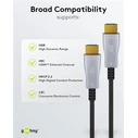 Καλώδιο HDMI Goobay 2.1 65561 με Ethernet, 8K/60Hz, 48 Gbps, 40m, Μαύρο