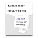 Privacy Filter Qoltec Rodo 23,6 Inch 16:9