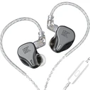 KZ In Ear Earphones DQ6 Grey With Mic HBB Tuned Improved 3DD Dynamic
