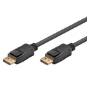 Καλώδιο Displayport Goobay 65808 Certified 8k/60hz 32.4 Gbps 1m Μαύρο