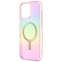 UNIQ Iridescia Apple iPhone 16 Pro Magclick Charging pink prism