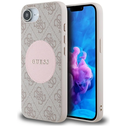 Guess 4G Circle Classic Logo MagSafe Apple iPhone 17e / 16e pink