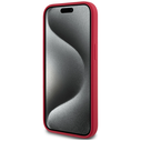 Karl Lagerfeld Silicone Karl&Choupette Heads Ring MagSafe Apple iPhone 15 red