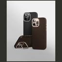UNIQ Keva Max Apple iPhone 16 Pro Max Magclick Charging Camera Stand brown