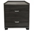 Velco Pro Systems Nightstand with Two Drawers 48x38x50 cm Grey Beech