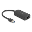 Αντάπτορας Δικτύου USB Delock Δικτύου 66045, 2.5Gbps Ethernet, Μαύρος