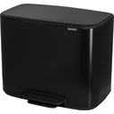 Brabantia Bo 36L Pedal Recycling Bin Black