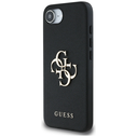 Guess Grained Big 4G Logo Small Classic Logo Apple iPhone 17e / 16e black