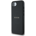 Guess Grained Ring MagSafe Apple iPhone 17e / 16e black