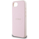 Guess Grained Ring MagSafe Apple iPhone 17e / 16e pink