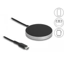 Ασύρματος Φορτιστής Delock 66467, 15W, Μαγνητικός, Μαύρος