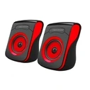 Ηχεία Υπολογιστή Esperanza s 2.0 Usb Flamenco Black-Red