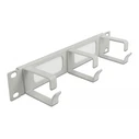 Αξεσουάρ Rack Delock Cable Managment 66541, 10", 3 θέσεων, 1U, με Βούρτσα Προστασίας