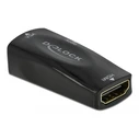 Αντάπτορας HDMI Delock σε VGA 66560, με audio, 1080p/60Hz, μαύρος