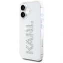 Karl Lagerfeld IML Rhinestones Logo Apple iPhone 16 clear