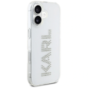Karl Lagerfeld IML Rhinestones Logo Apple iPhone 16 clear