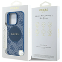Guess 4G Circle Classic Logo MagSafe Apple iPhone 16 Pro blue