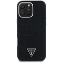 Guess Denim Triangle Logo MagSafe Apple iPhone 16 Pro black