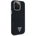 Guess Denim Triangle Logo MagSafe Apple iPhone 16 Pro Max black