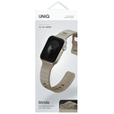 UNIQ Stride Apple Watch Series1/2/3/4/5/6/7/8/9/SE/SE2 38/40/41mm FKM Rubber Strap pale khaki
