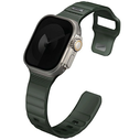 UNIQ Stride Apple Watch Series1/2/3/4/5/6/7/8/9/SE/SE2/Ultra/Ultra 2 42/44/45/49mm FKM Rubber Strap moss green
