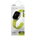 UNIQ Stride Apple Watch Series1/2/3/4/5/6/7/8/9/SE/SE2/Ultra/Ultra 2 42/44/45/49mm FKM Rubber Strap lime green