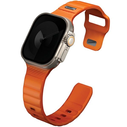 UNIQ Stride Apple Watch Series1/2/3/4/5/6/7/8/9/SE/SE2/Ultra/Ultra 2 42/44/45/49mm FKM Rubber Strap volt orange