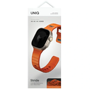 UNIQ Stride Apple Watch Series1/2/3/4/5/6/7/8/9/SE/SE2/Ultra/Ultra 2 42/44/45/49mm FKM Rubber Strap volt orange