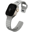 UNIQ Stride Apple Watch Series1/2/3/4/5/6/7/8/9/SE/SE2/Ultra/Ultra 2 42/44/45/49mm FKM Rubber Strap chalk grey