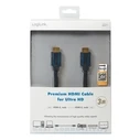 Καλώδιο Logilink Premium HDMI For Ultra Hd, 3m