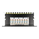 Patch Panel Delock 66870 για καμπίνα δικτύου 10"/0.5U, 8x ports, μαύρο