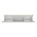 Patch Panel Delock 66877 για καμπίνα δικτύου 19"/1U, 16x ports, γκρι