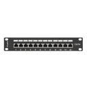 Patch Panel Lanberg 12 Port 1U 10" cat.5e Black