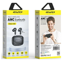 AWEI Bluetooth 5.3 TA6 ANC wireless headphones + docking station black
