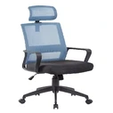Velco Pro Systems Office Chair Black-Blue 61.5x97x114/123.5cm (SKU: 66-37802)