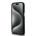 Karl Lagerfeld Silicone Metal Script Logo Apple iPhone 15 Pro Max black
