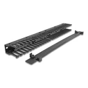 Αξεσουάρ Rack Delock cable management 67022 για rack 19"/1U, 3 ανοίγματα, μαύρο