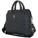 Guess 4G Zipper Pocket Triangle Logo 15" black