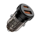 Tech-Protect CC03 2-port Car Charger USB-A, USB-C PD 30W / QC 3.0 Black