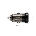 Tech-Protect CC03 2-port Car Charger USB-A, USB-C PD 45W / QC 3.0 Black