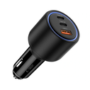 Tech-Protect CC04 3-port Car Charger USB-A, 2xUSB-C PD 175W Black