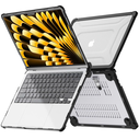 Case Tech-Protect Smartshell Pro Apple MacBook Air 13” (M2/M3/M4/M5) 2023-2025 Black/clear