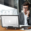 Case Tech-Protect Smartshell Pro Apple MacBook Air 13” (M2/M3/M4/M5) 2023-2025 Black/clear