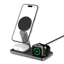 Wireless charger 3w1 Tech-Protect QI15W-A47 3in1 Magnetic MagSafe Wireless Charger Black